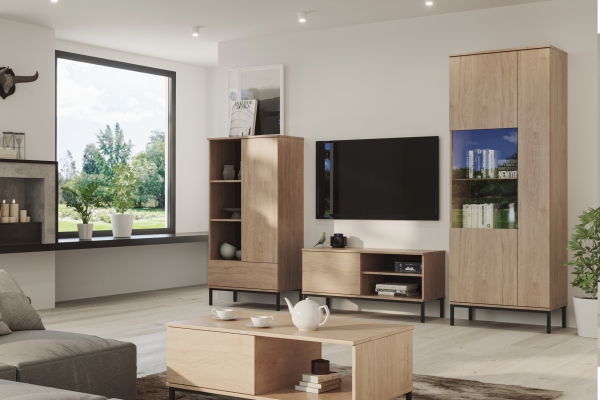 Vitrine ERISTO Hickory